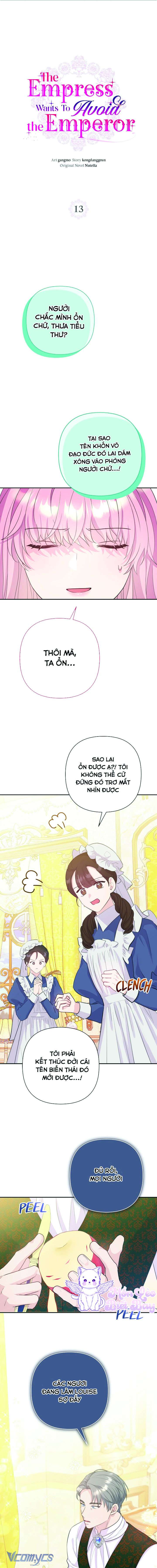 Tuy Là Hoàng Hậu, Nhưng Tôi Muốn Né Hoàng Đế Chapter 13 - Trang 4