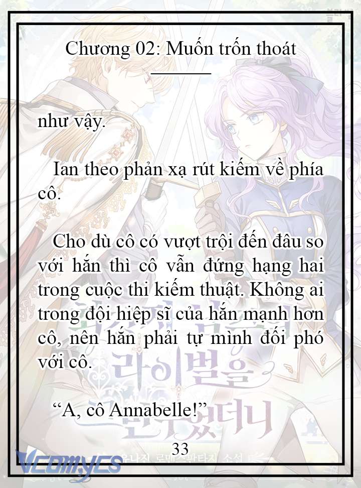 [Novel] Tôi Không Còn Là Đối Thủ Của Nam Chính Chap 2 - Trang 2
