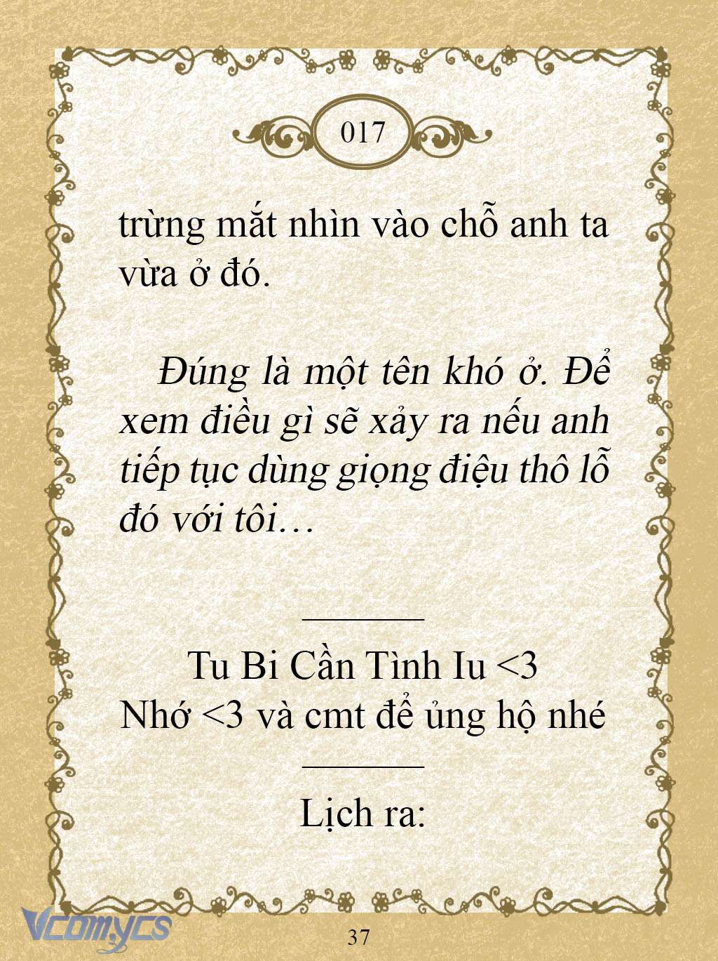 [Novel] Kẻ Phản Diện Được Định Phải Chết Chap 17 - Trang 2