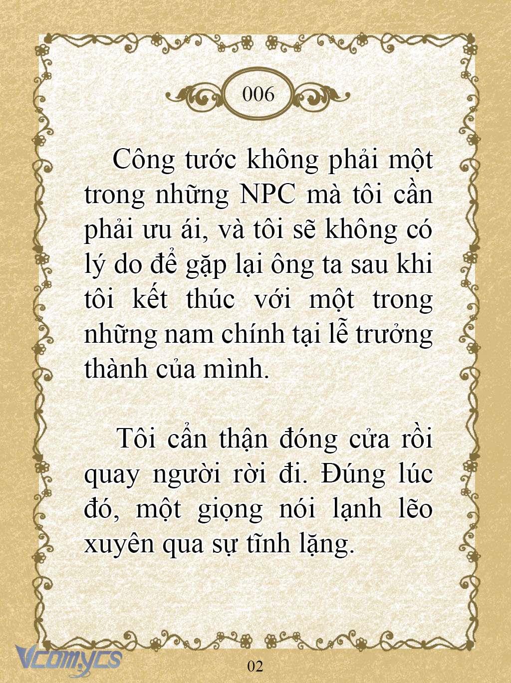 [Novel] Kẻ Phản Diện Được Định Phải Chết Chap 6 - Trang 2