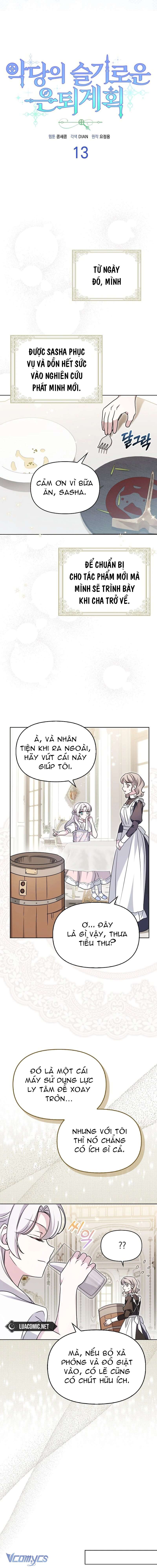 Kế Hoạch Nghỉ Hưu Của Nhân Vật Phản Diện Chapter 13 - Trang 4