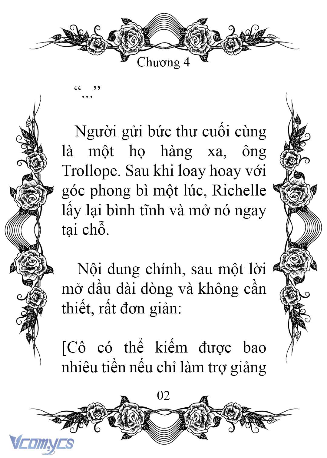 [Novel] Chào Mừng Đến Với Dinh Thự Hoa Hồng Chap 4 - Trang 2