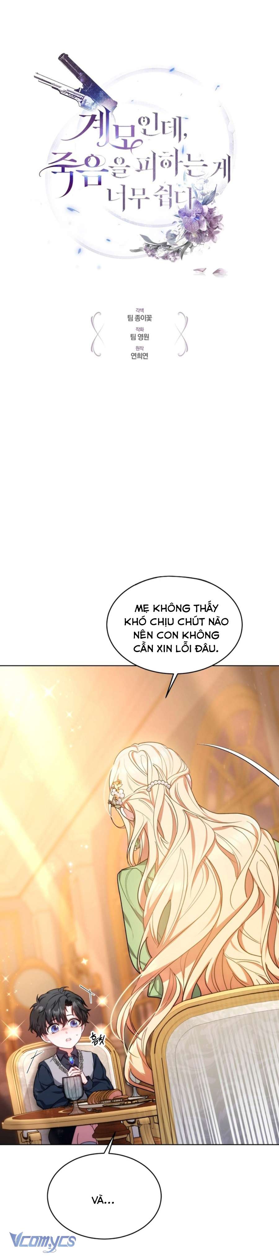 Dù Là Mẹ Kế Nhưng Tôi Thoát Khỏi Cái Chết Rất Dễ Dàng Chapter 6 - Trang 4