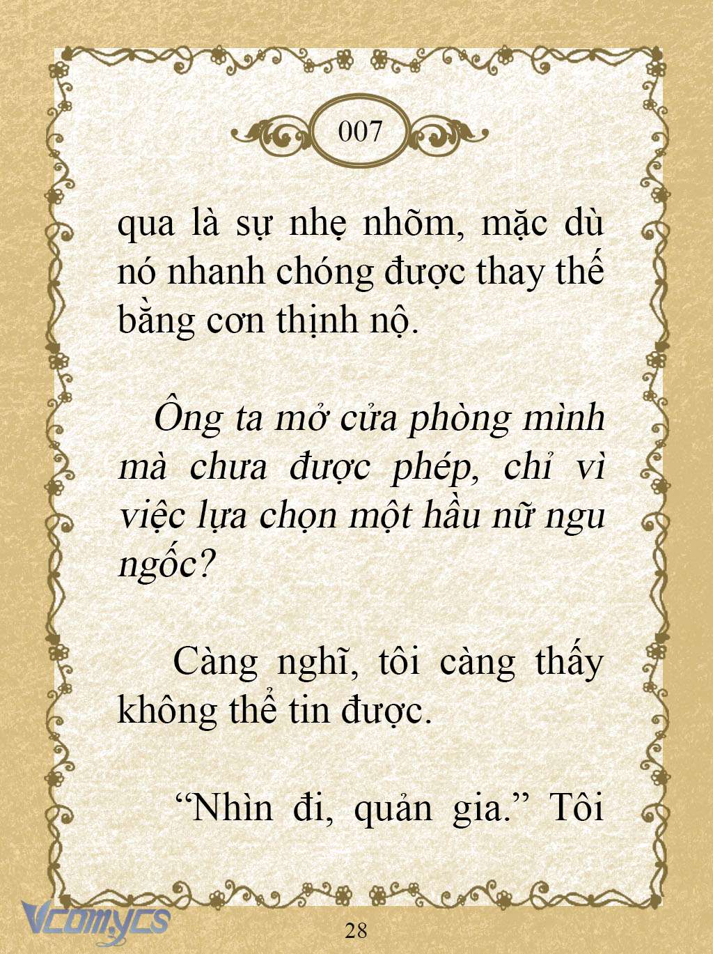 [Novel] Kẻ Phản Diện Được Định Phải Chết Chap 7 - Trang 2