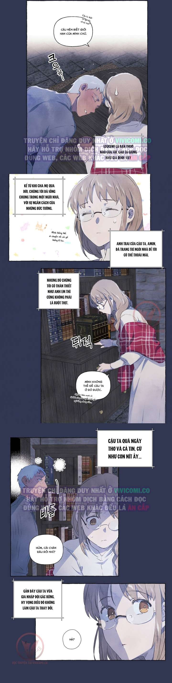 [18+] Chàng Sói Ngốc Và Nàng Thủ Thư Chapter 1 - Next Chapter 1.2