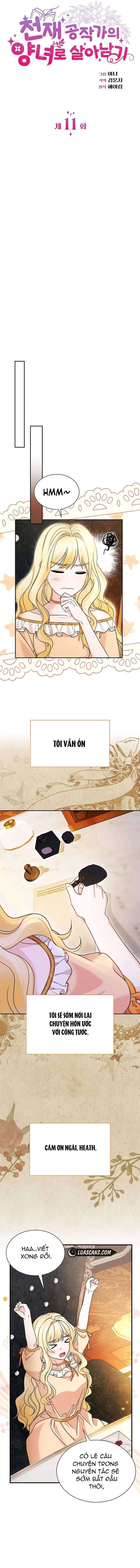 Sống xót với tư cách là con gái nuôi của nhà công tước thiên tài Chap 11 - Trang 2