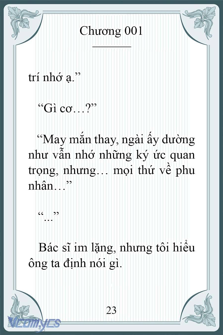 [Novel] Người Chồng Ghét Tôi Đã Mất Trí Nhớ Chap 1 - Trang 2