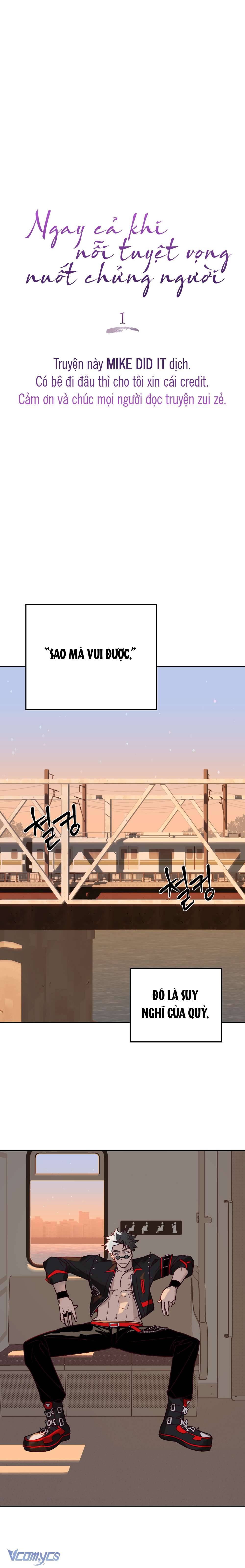 Ngay Cả Khi Nỗi Tuyệt Vọng Nuốt Chửng Người Chap 1 - Trang 3