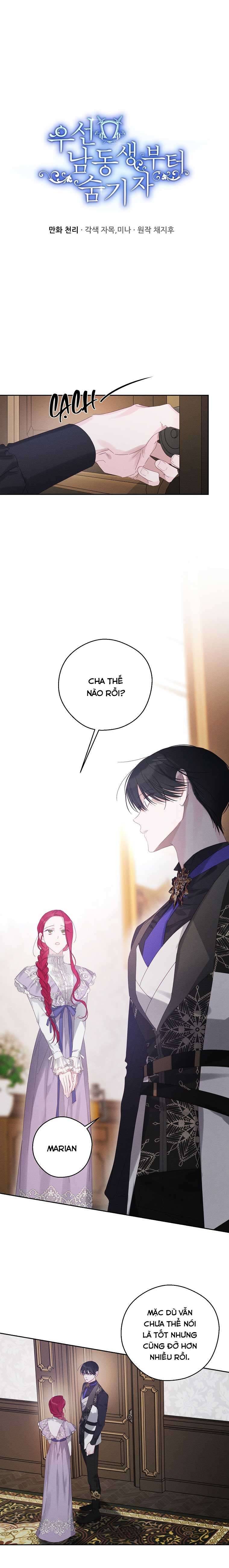 Trước Tiên Phải Giấu Em Trai Cái Đã! Chap 56 - Trang 2