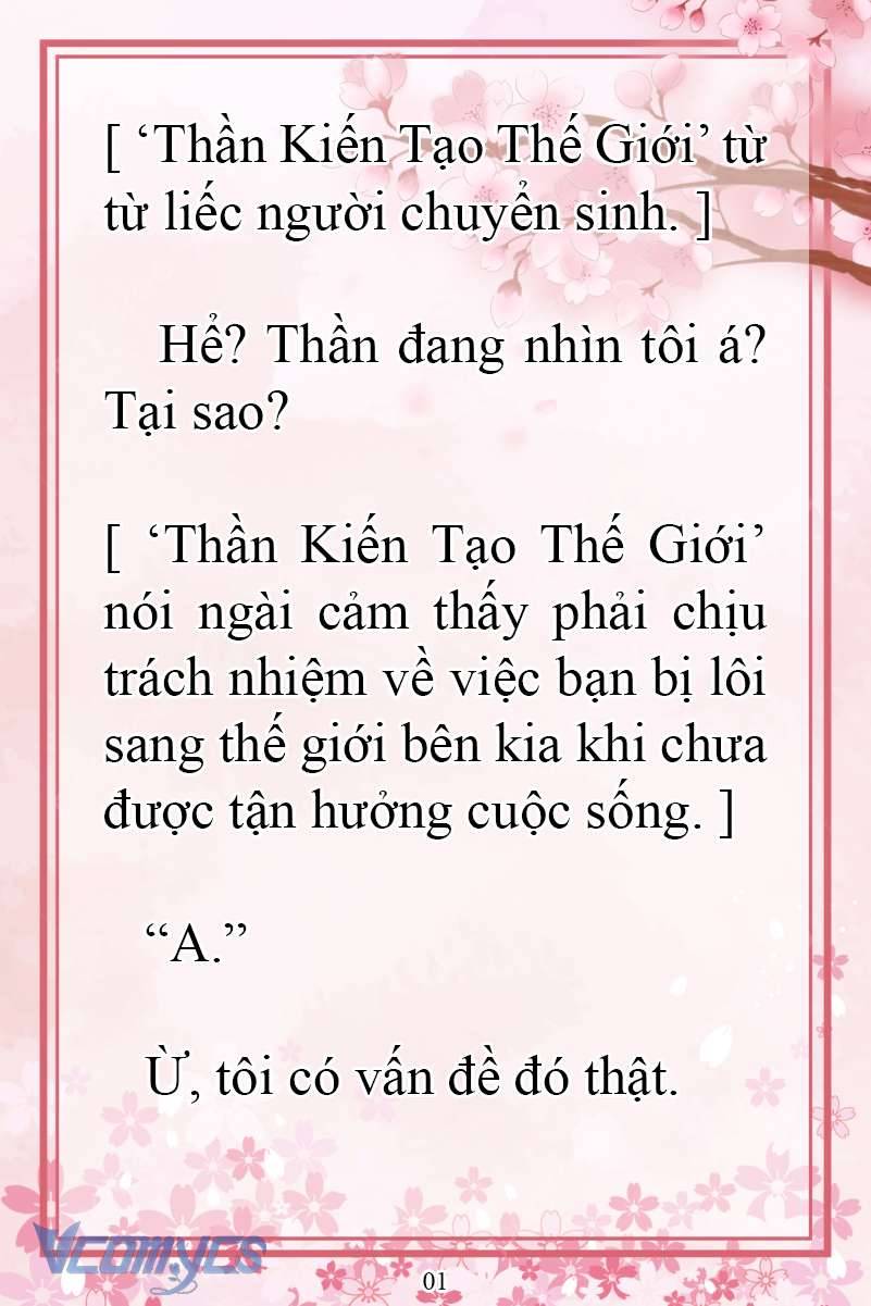 [Novel] Đặc Quyền Của Người Chuyển Sinh Chap 7 - Trang 2