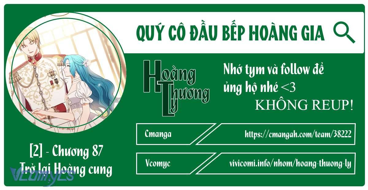 Quý Cô Đầu Bếp Hoàng Gia Chap 87 - Next Chap 88