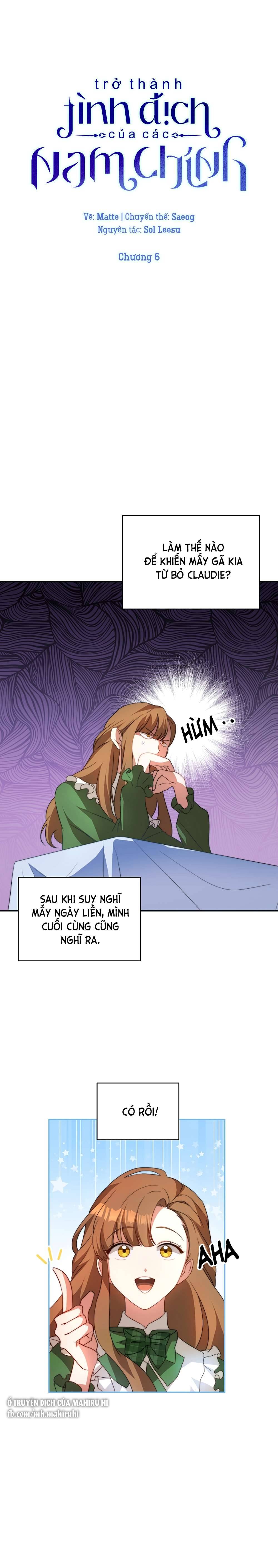 Trở Thành Tình Địch Của Các Nam Chính Chapter 6 - Trang 3