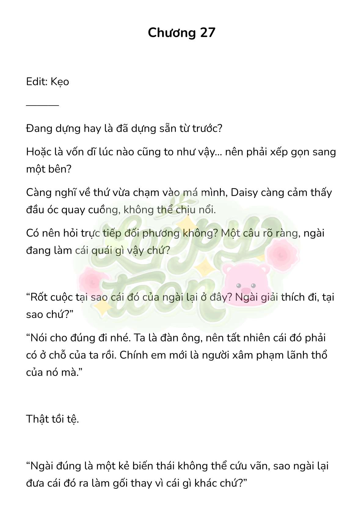 [Novel] Trận Chiến Ly Hôn! Chap 27 - Next Chap 28