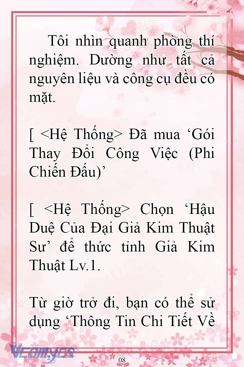 [Novel] Đặc Quyền Của Người Chuyển Sinh Chap 5 - Trang 2