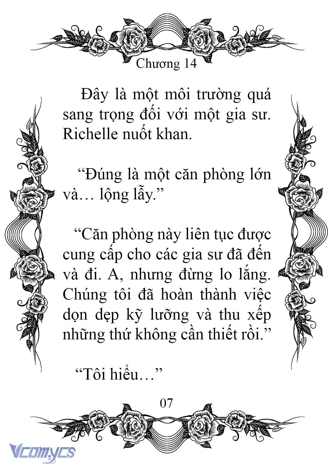[Novel] Chào Mừng Đến Với Dinh Thự Hoa Hồng Chap 14 - Trang 2