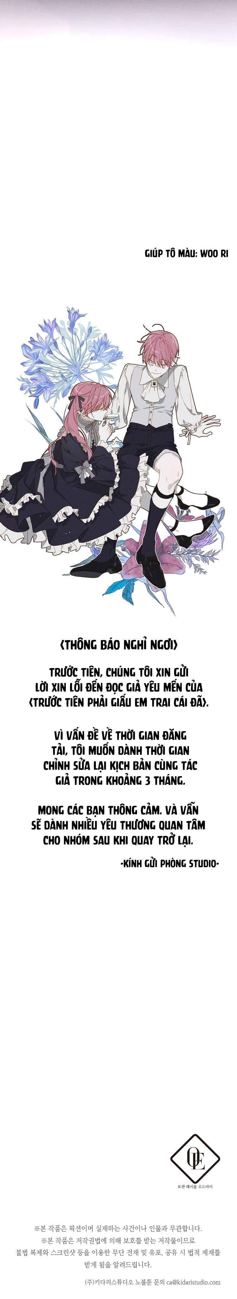 Trước Tiên Phải Giấu Em Trai Cái Đã! Chap 60 - Trang 2