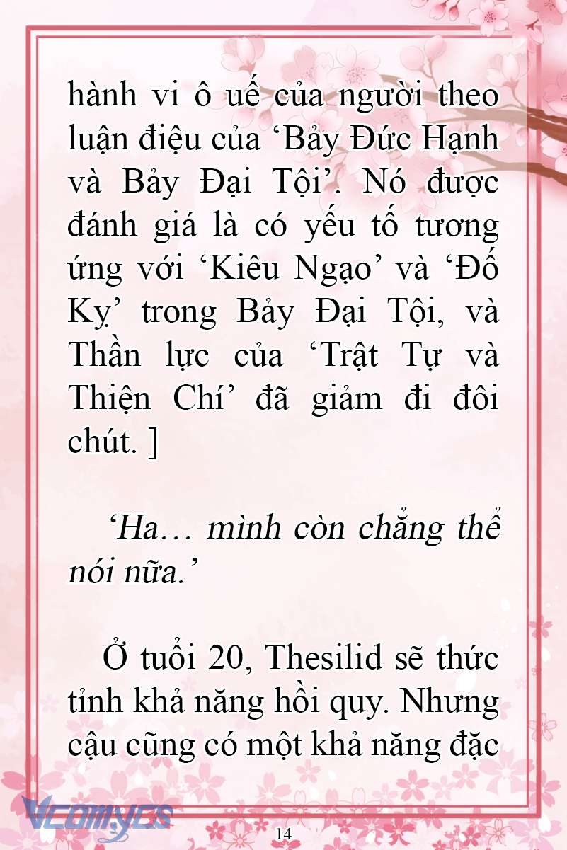[Novel] Đặc Quyền Của Người Chuyển Sinh Chap 19 - Trang 2