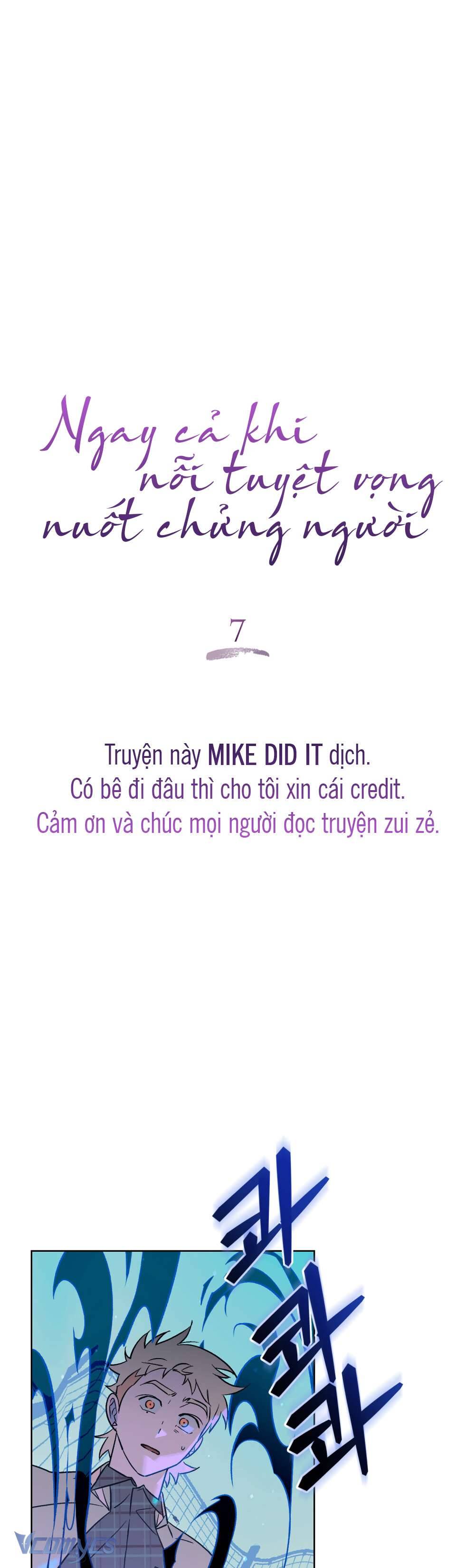 Ngay Cả Khi Nỗi Tuyệt Vọng Nuốt Chửng Người Chap 7 - Trang 3