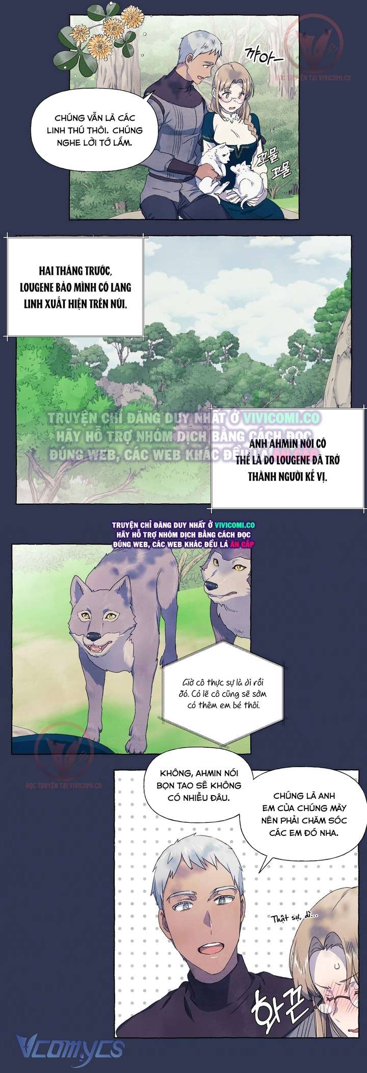 [18+] Chàng Sói Ngốc Và Nàng Thủ Thư Chapter 28 - Next Chapter 29