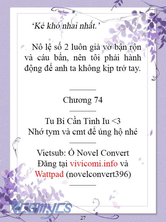 [Novel] Làm Ác Nữ Bộ Không Tốt Sao? Chap 74 - Trang 2