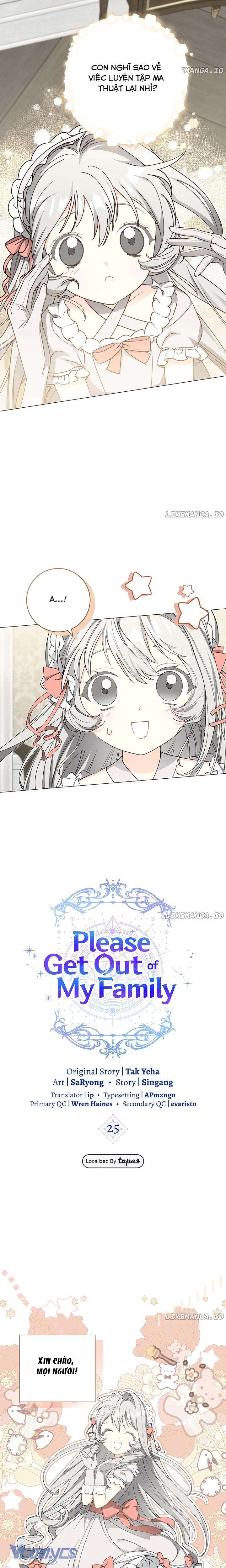 Cút Khỏi Gia Tộc Của Tôi! Chap 25 - Next Chap 26