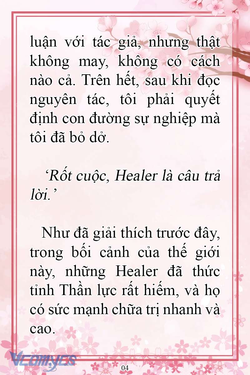 [Novel] Đặc Quyền Của Người Chuyển Sinh Chap 6 - Trang 2