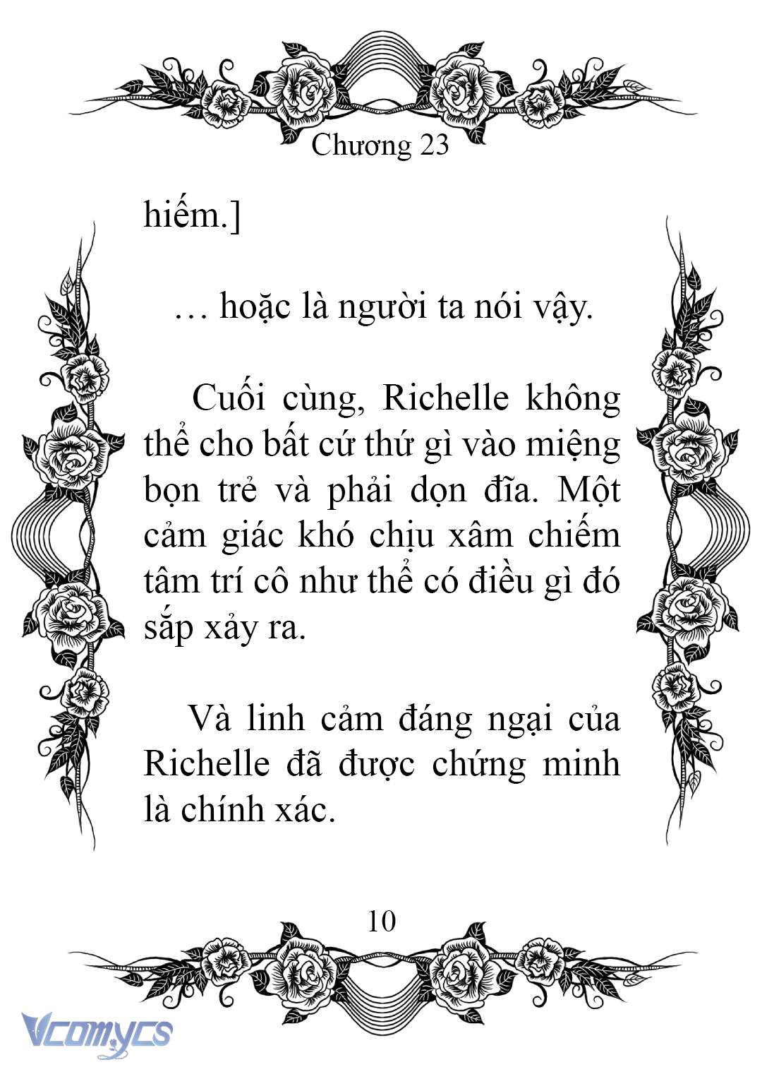 [Novel] Chào Mừng Đến Với Dinh Thự Hoa Hồng Chap 23 - Trang 2