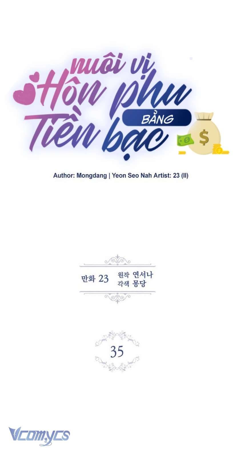 Nuôi vị hôn phu bằng tiền bạc. Chap 35 - Trang 2