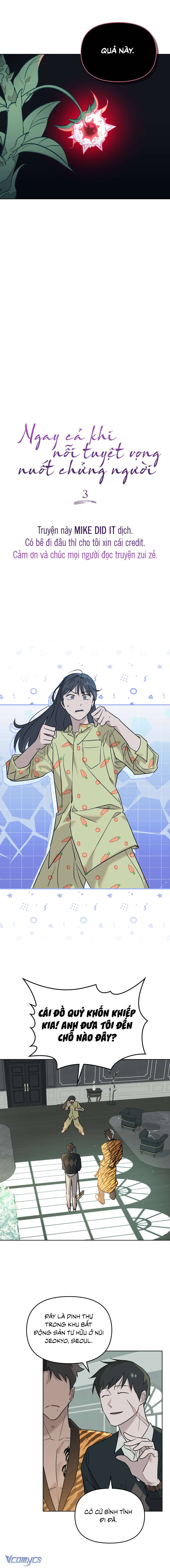 Ngay Cả Khi Nỗi Tuyệt Vọng Nuốt Chửng Người Chap 3 - Trang 3