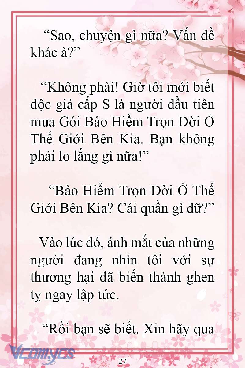 [Novel] Đặc Quyền Của Người Chuyển Sinh Chap 1 - Trang 2