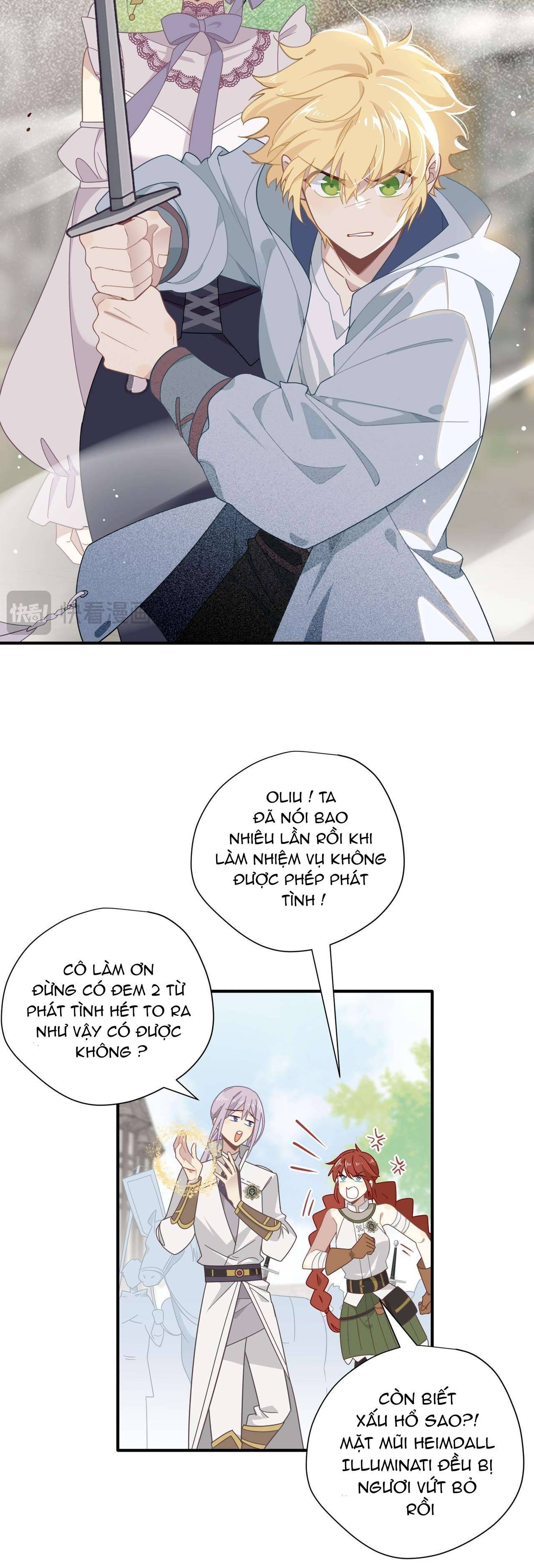 Xuyên thành phù thủy nuôi dưỡng kỵ sĩ thánh điện Chapter 19 - Trang 4