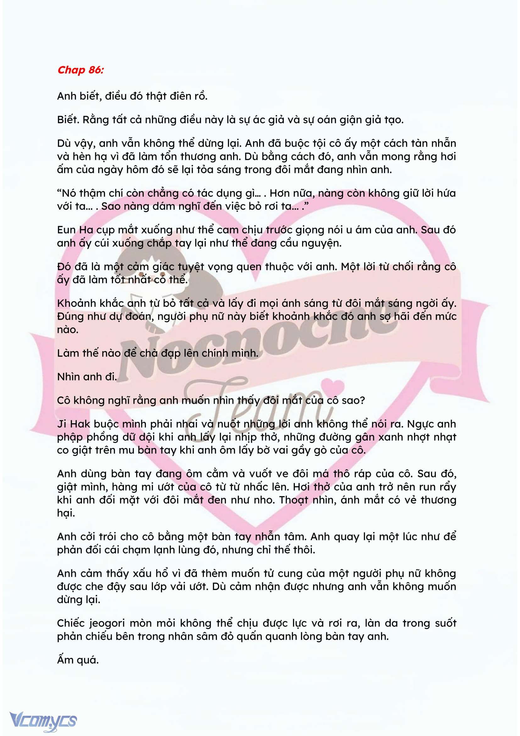 [FULL] [NOVEL] ĐÊM HỖN LOẠN Chap 86 - Next Chap 87