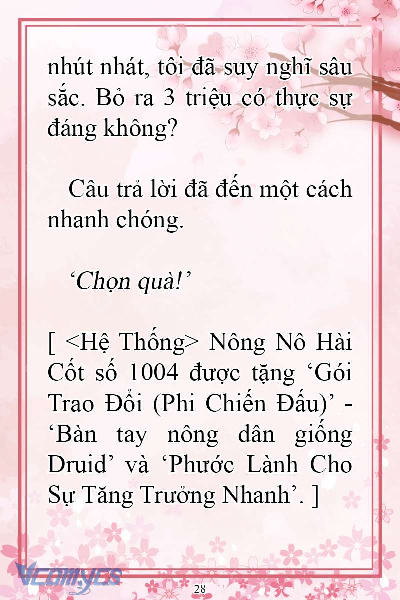[Novel] Đặc Quyền Của Người Chuyển Sinh Chap 16 - Next Chap 17