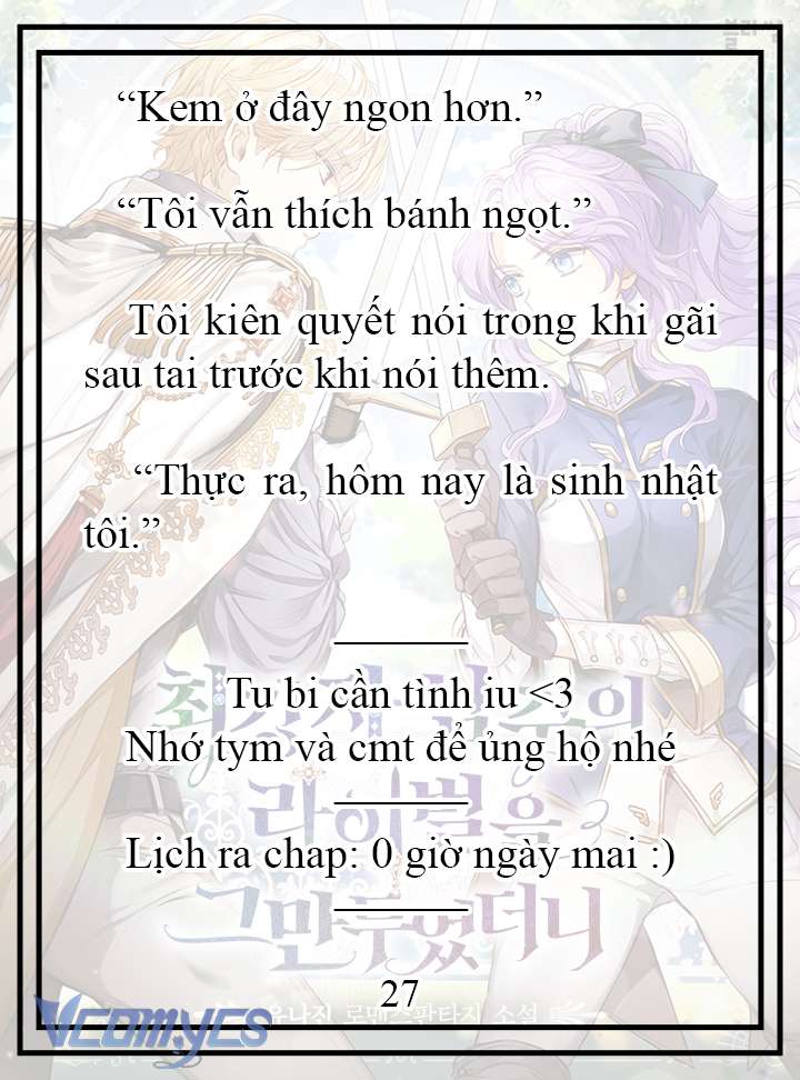 [Novel] Tôi Không Còn Là Đối Thủ Của Nam Chính Chap 11 - Trang 2