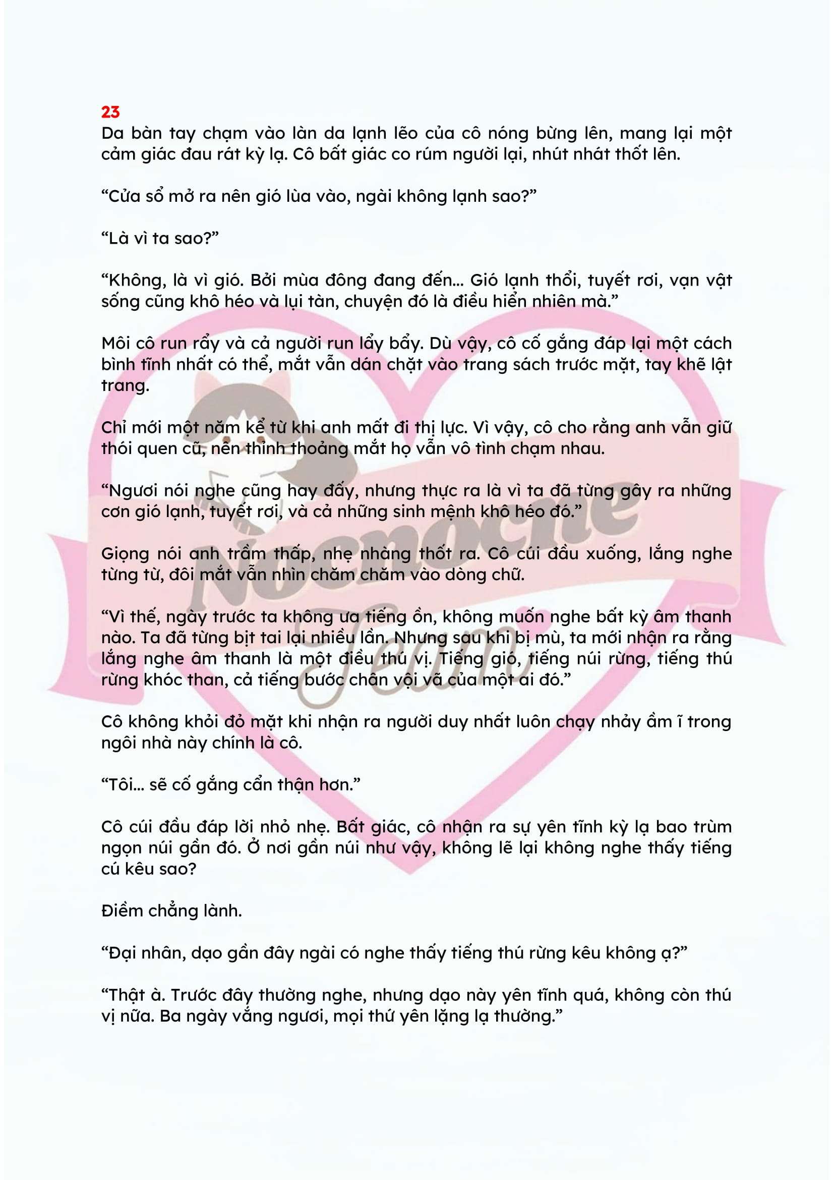 [NOVEL] ĐÊM HỖN LOẠN Chap 23 - Next Chap 24