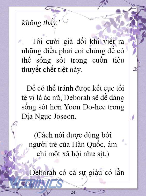 [Novel] Làm Ác Nữ Bộ Không Tốt Sao? Chap 4 - Next Chap 5