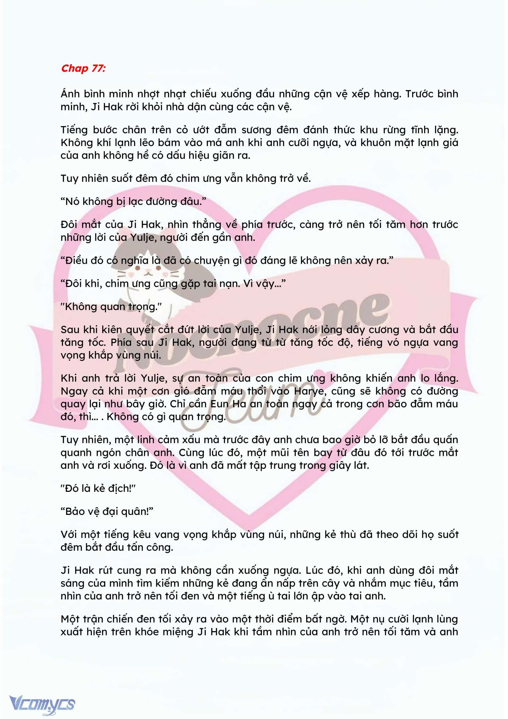 [NOVEL] ĐÊM HỖN LOẠN Chap 77 - Next Chap 78