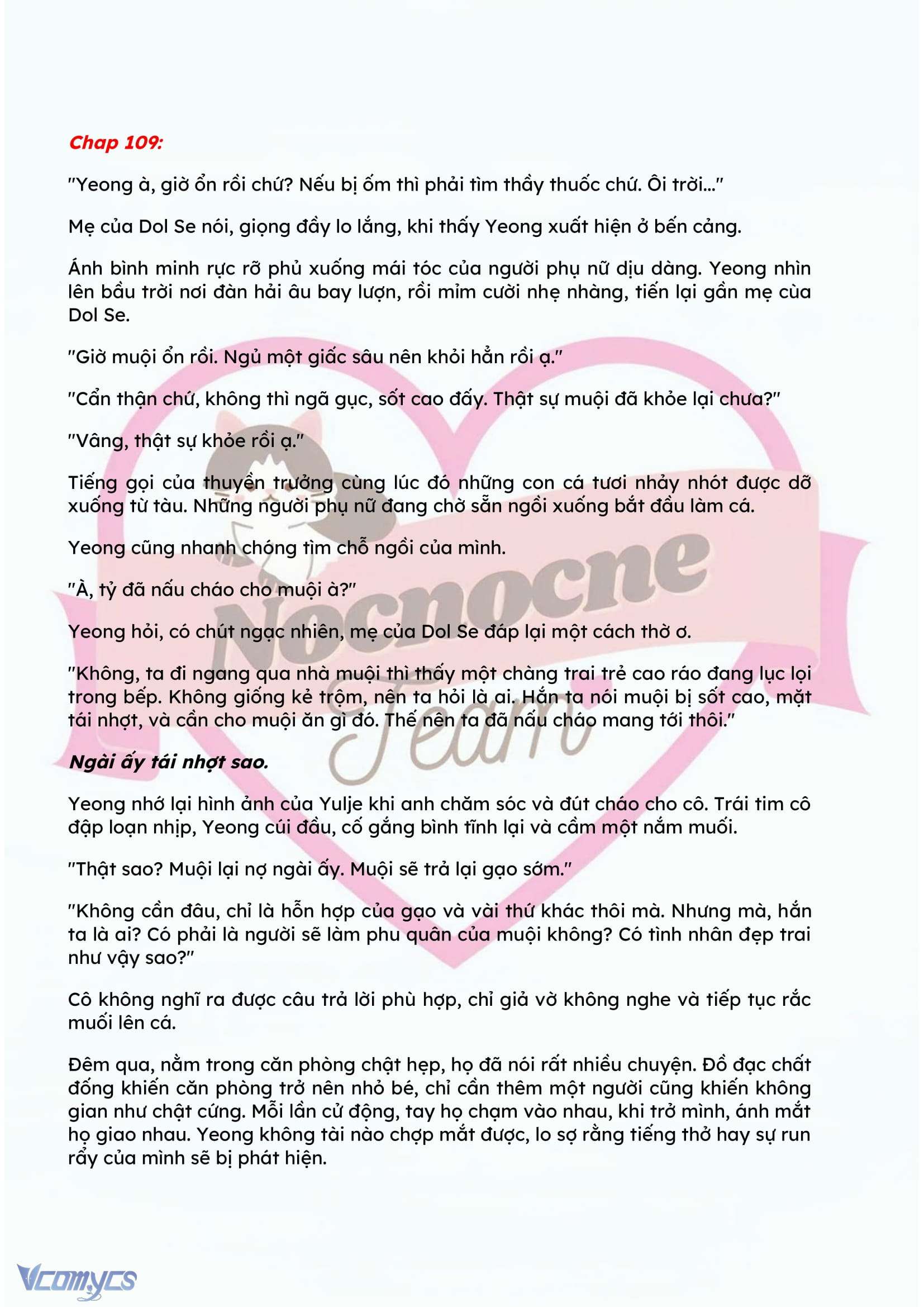 [FULL] [NOVEL] ĐÊM HỖN LOẠN Chap 109 - Next Chap 110