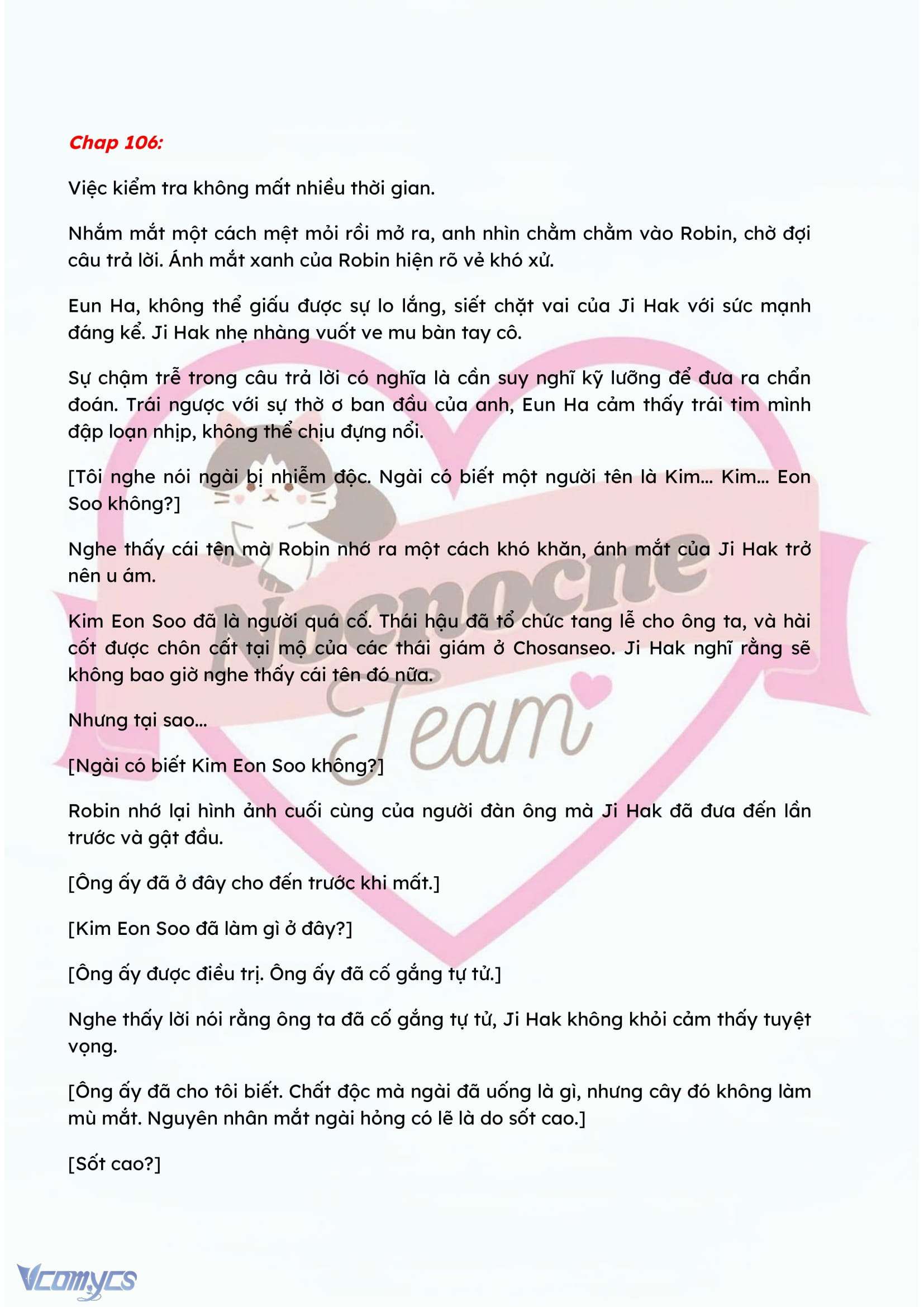 [FULL] [NOVEL] ĐÊM HỖN LOẠN Chap 106 - Next Chap 107