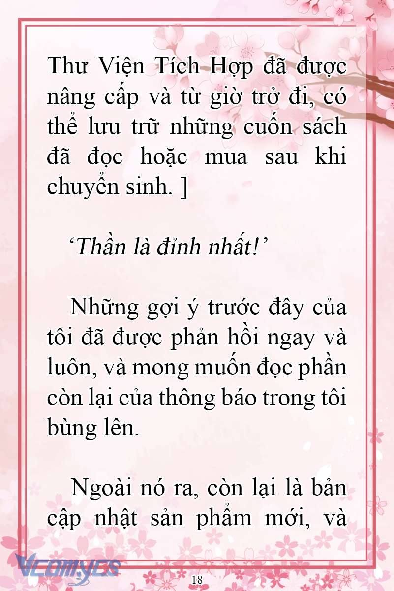[Novel] Đặc Quyền Của Người Chuyển Sinh Chap 16 - Next Chap 17