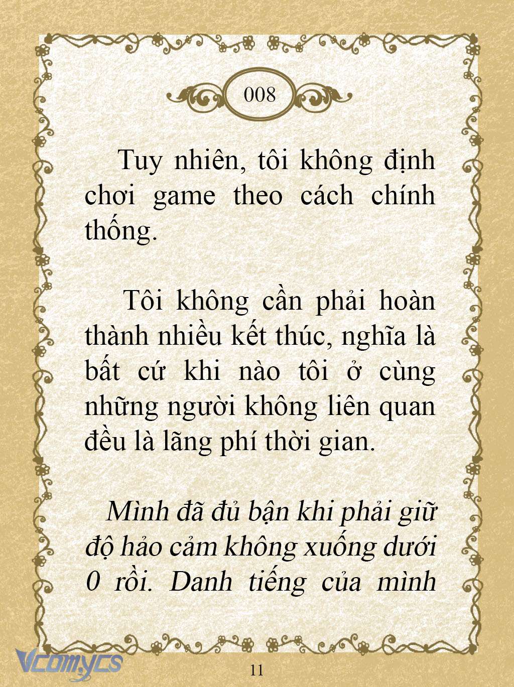 [Novel] Kẻ Phản Diện Được Định Phải Chết Chap 8 - Next Chap 9