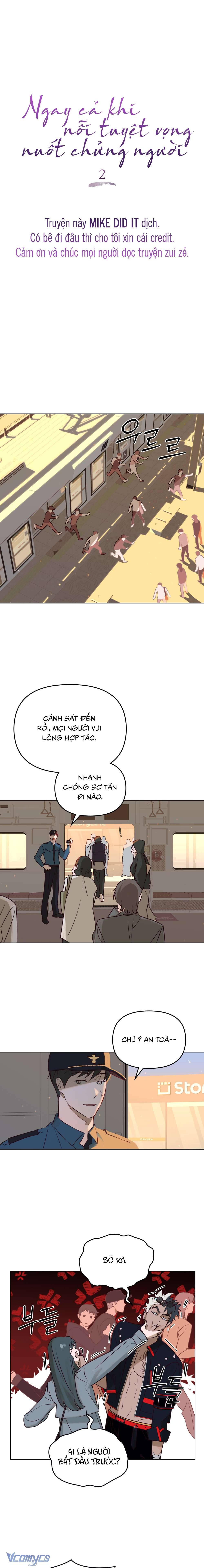 Ngay Cả Khi Nỗi Tuyệt Vọng Nuốt Chửng Người Chap 2 - Next Chap 3