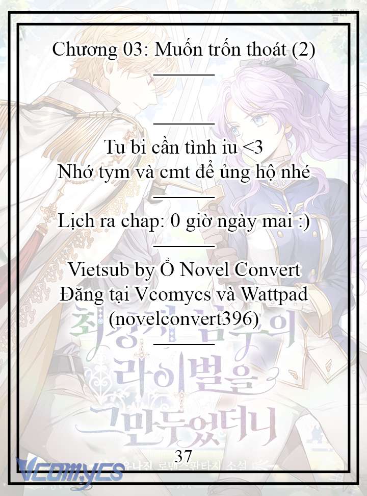 [Novel] Tôi Không Còn Là Đối Thủ Của Nam Chính Chap 3 - Trang 2
