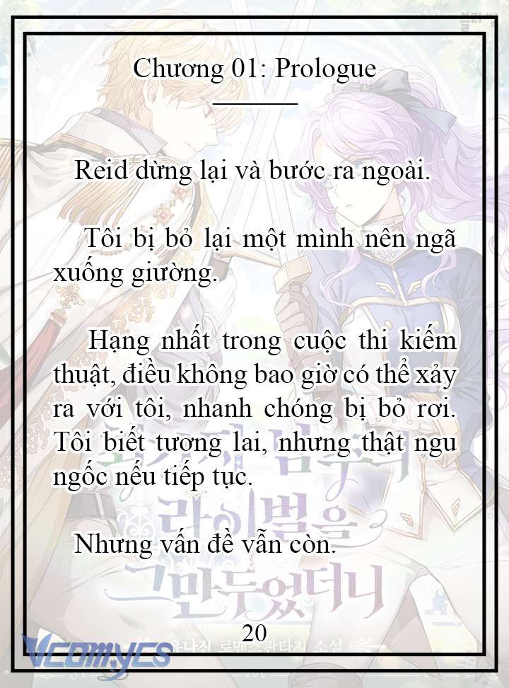 [Novel] Tôi Không Còn Là Đối Thủ Của Nam Chính Chap 1 - Trang 2