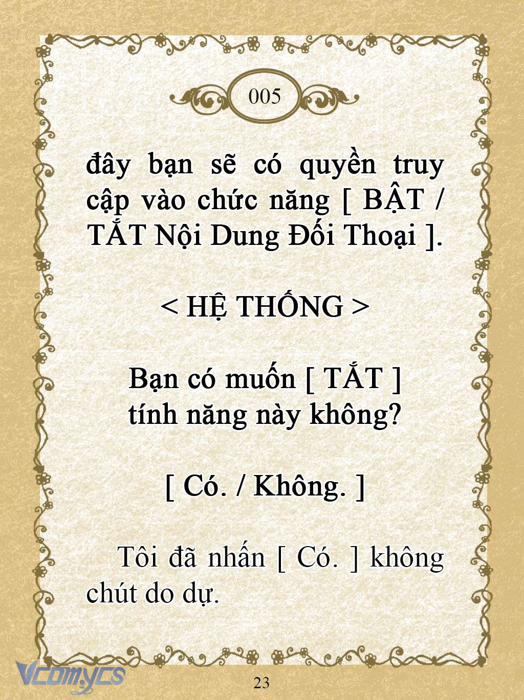 [Novel] Kẻ Phản Diện Được Định Phải Chết Chap 5 - Next Chap 6