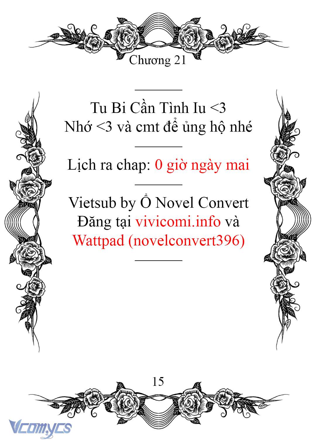 [Novel] Chào Mừng Đến Với Dinh Thự Hoa Hồng Chap 21 - Next Chap 22