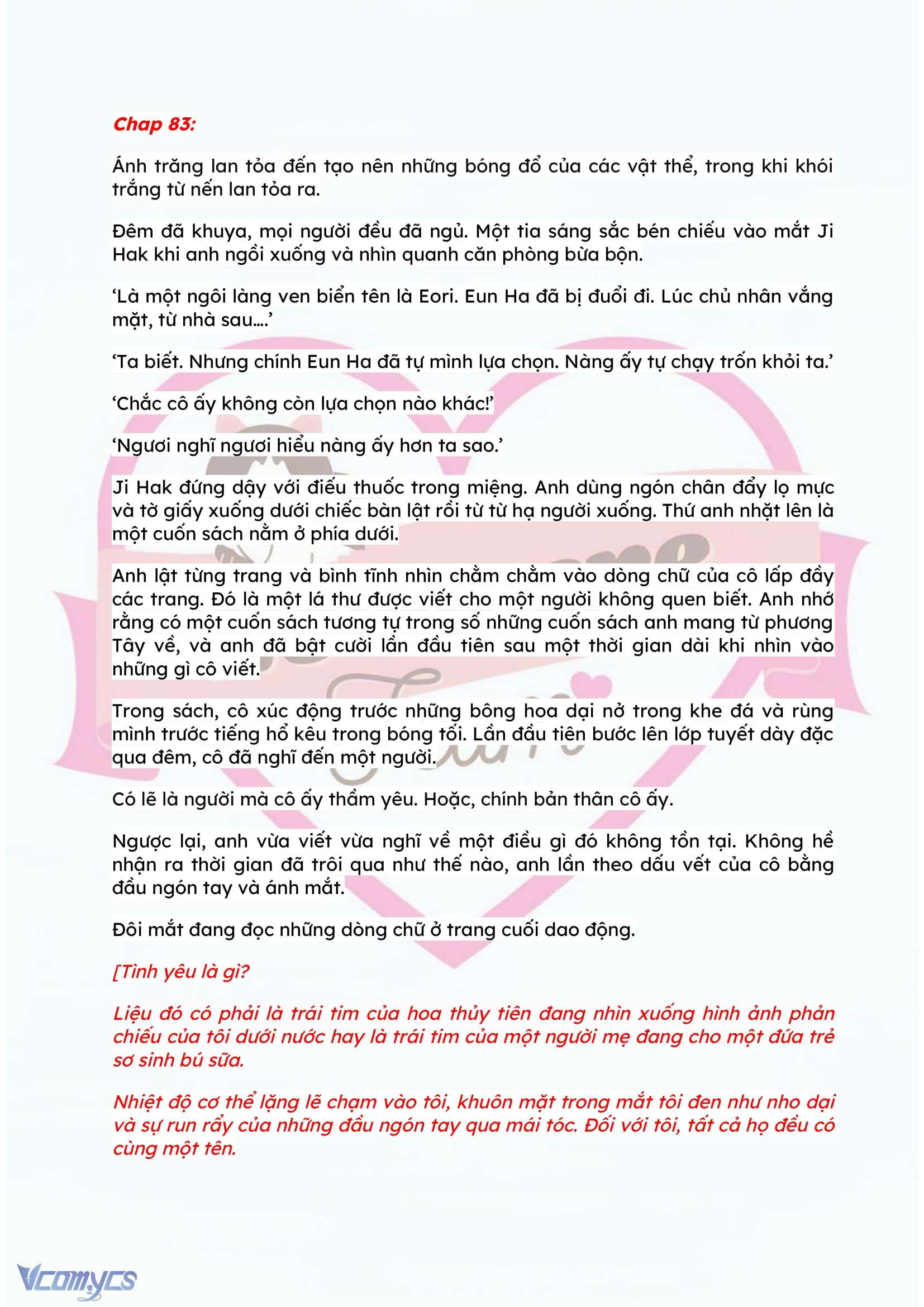 [NOVEL] ĐÊM HỖN LOẠN Chap 83 - Next Chap 84
