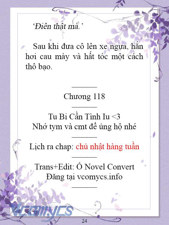 [Novel] Làm Ác Nữ Bộ Không Tốt Sao? Chap 118 - Next Chap 119