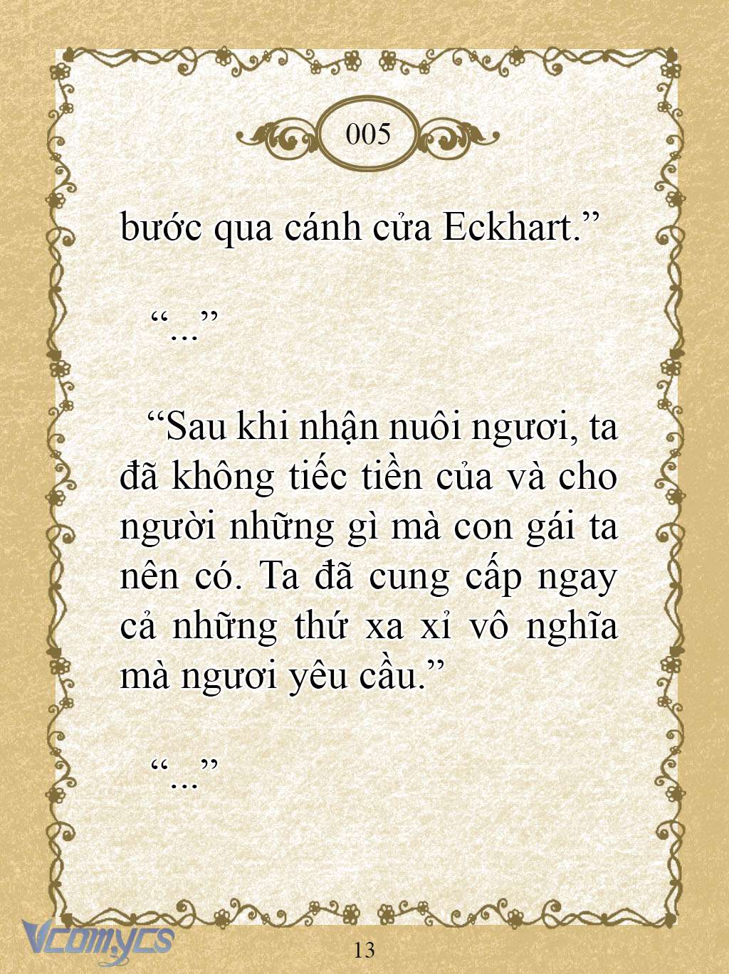 [Novel] Kẻ Phản Diện Được Định Phải Chết Chap 5 - Next Chap 6