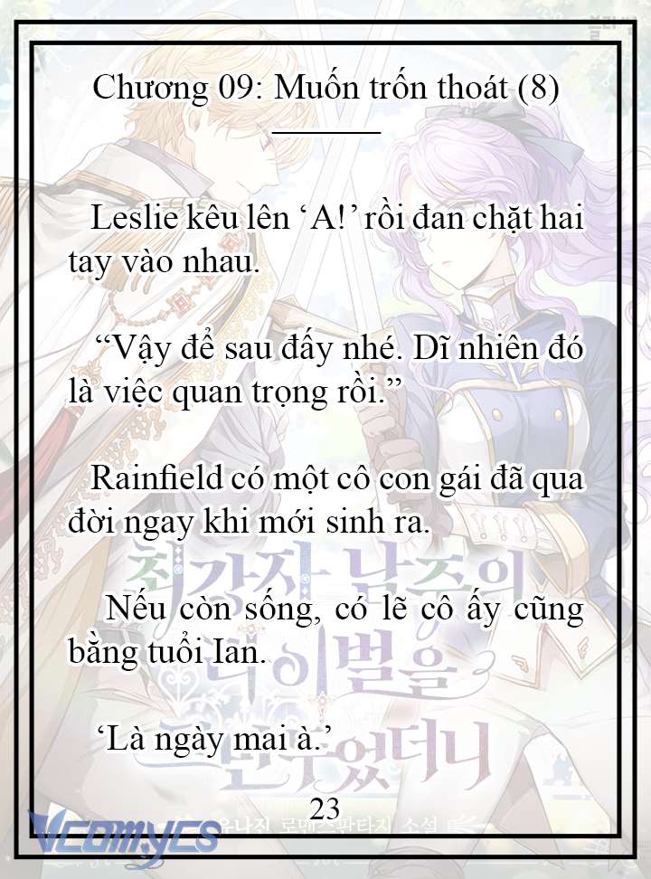 [Novel] Tôi Không Còn Là Đối Thủ Của Nam Chính Chap 9 - Trang 2